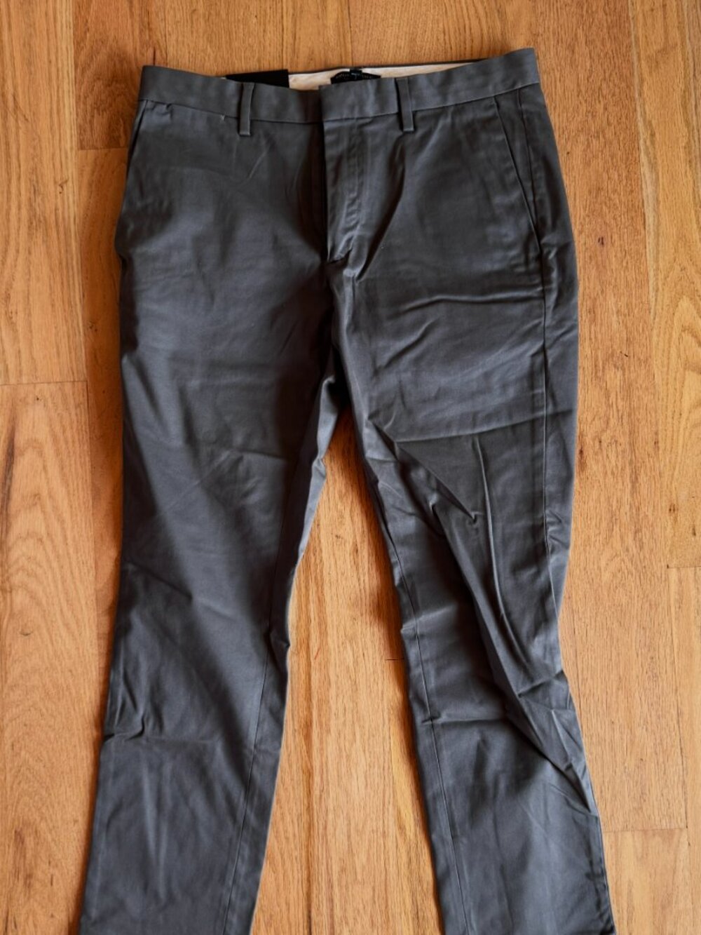 NWT Banana Republic Fulton Skinny Chino Pants Gray 32x30